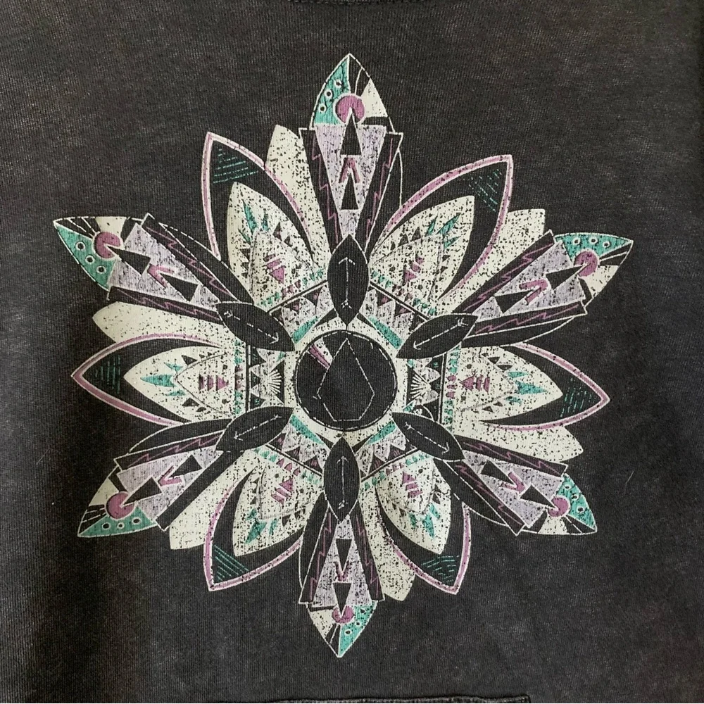 Volcom Heathered Grey Scoop Neck Sweatshirt, size M - Picture 3 of 6